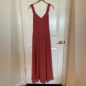 Lulus Dusty Rose Dress